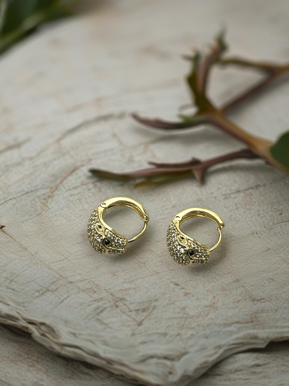 VIP 14K Mini Kaplan Küpe